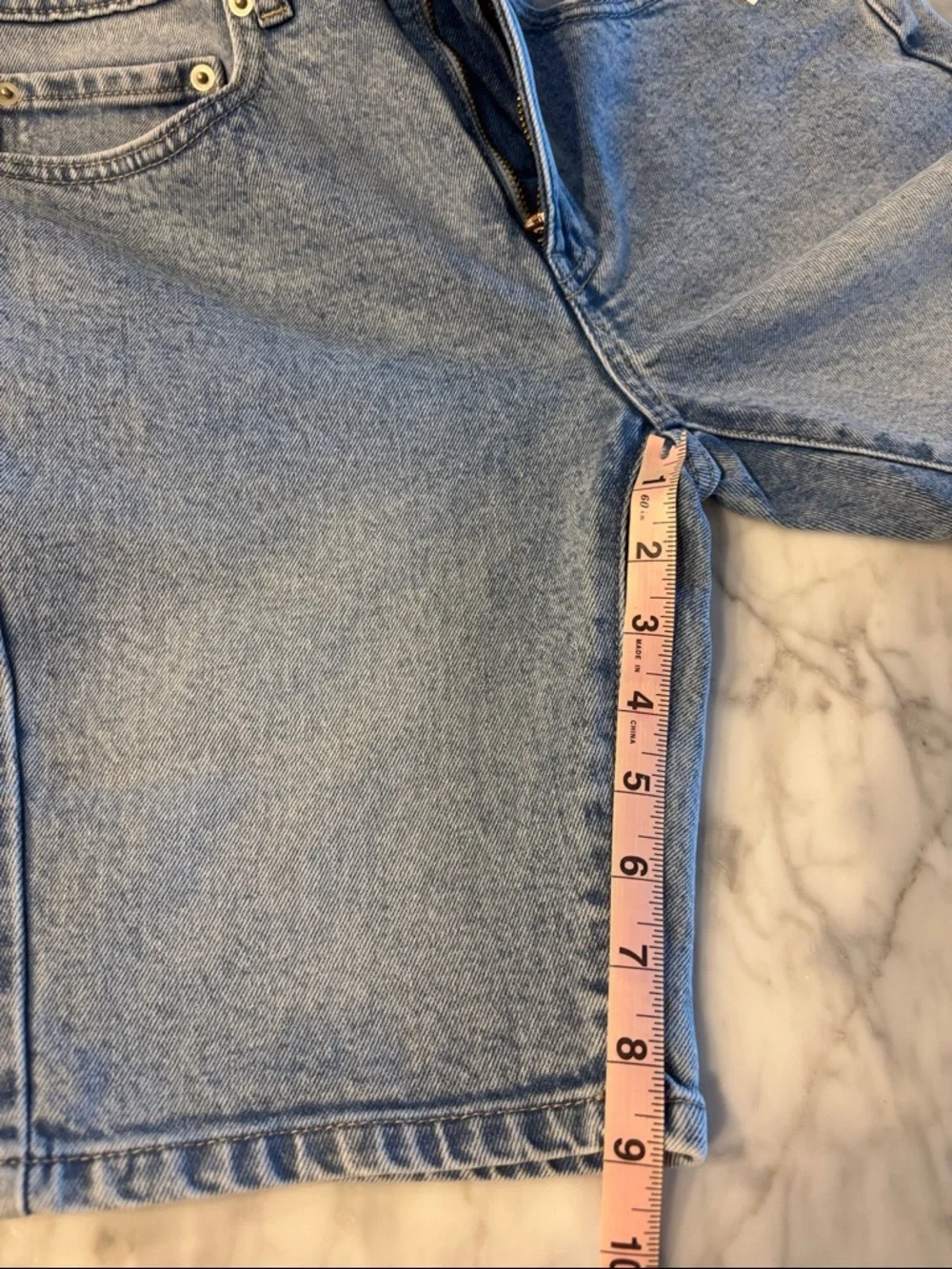 Amazon Essentials Light Blue Denim Bermuda Shorts